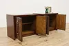 Lane Midcentury Modern Brutalist 6 Pc Oak King Bedroom Set (13)