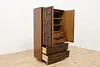 Lane Midcentury Modern Brutalist 6 Pc Oak King Bedroom Set (23)