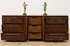 Lane Midcentury Modern Brutalist 6 Pc Oak King Bedroom Set (37)