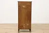 Victorian Antique Oak Bookcase, Display or Bath Cabinet (14)