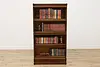 Globe 4 Stack Antique Oak Lawyer Bookcase Display Cabinet (4)