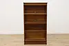 Globe 4 Stack Antique Oak Lawyer Bookcase Display Cabinet (5)