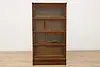 Globe 4 Stack Antique Oak Lawyer Bookcase Display Cabinet (7)