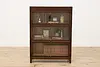 Craftsman Oak Antique 3 Stack Lawyer Bookcase, GRM (2)