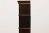 Arts & Crafts Antique Oak 4 Stack Lawyer Bookcase, Macey (12)