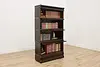 Arts & Crafts Antique Oak 4 Stack Lawyer Bookcase, Macey (3)