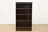 Arts & Crafts Antique Oak 4 Stack Lawyer Bookcase, Macey (5)