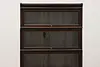 Arts & Crafts Antique Oak 4 Stack Lawyer Bookcase, Macey (9)