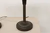 Pair of Craftsman Design Office or Library Lamps Mica Shades (9)