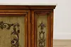 Country French Vintage Marble Top Hall or TV Console Weiman (10)