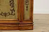 Country French Vintage Marble Top Hall or TV Console Weiman (12)