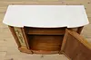 Country French Vintage Marble Top Hall or TV Console Weiman (6)