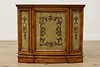 Country French Vintage Marble Top Hall or TV Console Weiman (8)