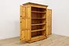 Farmhouse Country Pine Vintage Kitchen Cabinet Pantry (3)