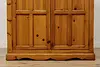 Farmhouse Country Pine Vintage Kitchen Cabinet Pantry (9)