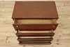 Midcentury Modern 1960s Vintage Walnut Dresser or Tall Chest (4)