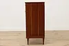 Midcentury Modern 1960s Vintage Walnut Dresser or Tall Chest (9)