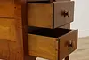 Sheraton Vintage Tiger Maple Chest Nightstand or End Table (12)