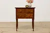 Sheraton Vintage Tiger Maple Chest Nightstand or End Table (2)