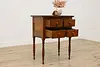 Sheraton Vintage Tiger Maple Chest Nightstand or End Table (3)