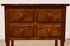 Sheraton Vintage Tiger Maple Chest Nightstand or End Table (7)