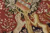 Renaissance Antique Unicorn Needlepoint Hall Throne Chair (17)