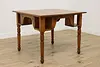 Victorian Farmhouse Antique Oak Pub or Tavern Game Table (3)