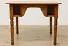 Victorian Farmhouse Antique Oak Pub or Tavern Game Table (8)