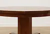 Arts & Crafts Mission Oak Antique 54" Dining Table, 2 Leaves (10)