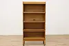 Globe Arts & Crafts Mission Oak 4 Stack Lawyer Bookcase (5)