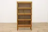 Globe Arts & Crafts Mission Oak 4 Stack Lawyer Bookcase (8)