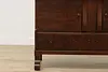 Oak Antique Sideboard, Buffet Server or Bar Cabinet, Mirror (11)