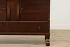 Oak Antique Sideboard, Buffet Server or Bar Cabinet, Mirror (12)