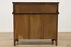 Oak Antique Sideboard, Buffet Server or Bar Cabinet, Mirror (17)