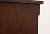 Oak Antique Sideboard, Buffet Server or Bar Cabinet, Mirror (24)