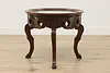 Carved Eagle Vintage Walnut Coffee or Patio Table & Tray (10)