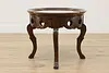 Carved Eagle Vintage Walnut Coffee or Patio Table & Tray (8)