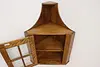 Farmhouse Vintage Birch Medicine or Display Corner Cabinet (6)