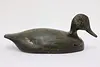 Farmhouse Vintage Carved & Painted Duck Decoy Sculpture (5)