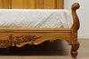 Country French Vintage Carved Pine King Size Bed, Ferguson (11)