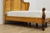 Country French Vintage Carved Pine King Size Bed, Ferguson (12)