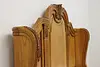 Country French Vintage Carved Pine King Size Bed, Ferguson (18)