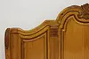 Country French Vintage Carved Pine King Size Bed, Ferguson (5)