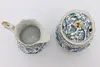 Lefton China Vintage Paisley China Creamer & Sugar Set (5)