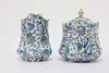 Lefton China Vintage Paisley China Creamer & Sugar Set (7)