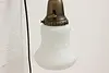 Griffin Antique Brass Wall Sconce, Frosted Glass Shade (7)