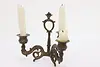 Victorian Antique Bronze Table or Hanging Triple Candelabra (3)