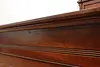 Victorian Eastlake Antique Carved Walnut Burl King Size Bed (14)