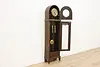 German Art Deco Antique Oak Grandfather Tall Case Clock, FMS (3)