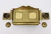 Brass Vintage Desktop Double Inkwell, India (6)